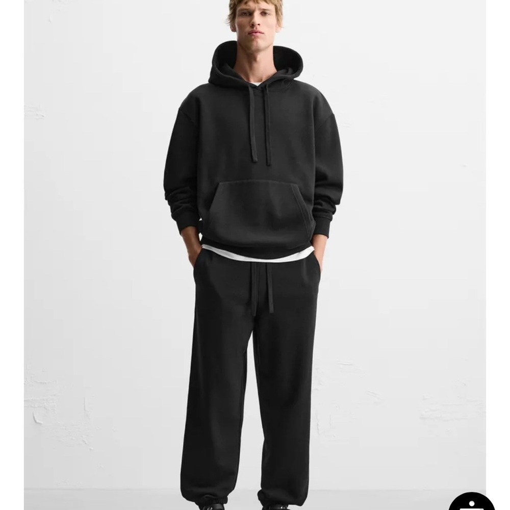 Zara Men's Black Sweatpants
